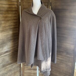 PureJill Asymmetrical One Button Cardigan